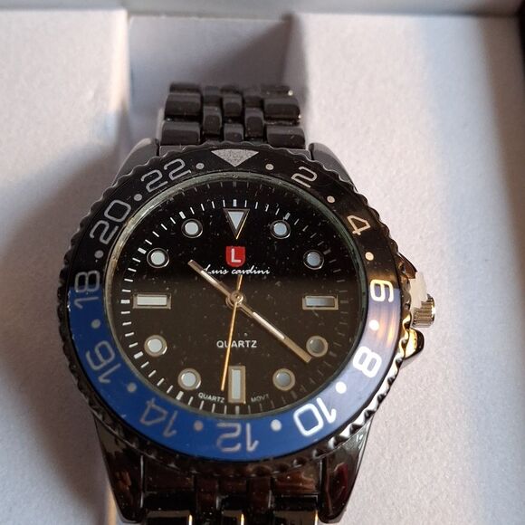 Luis Cardini NWT watches his & hers, water resistant, stainless steel (W044) main image 5